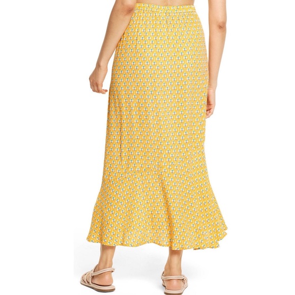 NWT RHODE Dainty Lotus Print Wrap Top and Midi Skirt Set Size Small - Picture 8 of 11